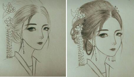 二月二，電力作家坐家“戰(zhàn)疫”新作——觀(guān)美姬素描遙寄故鄉(xiāng)九妹