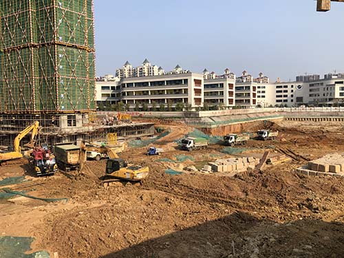 中國安能第二工程局湖畔學(xué)苑項目部“戰(zhàn)疫情，抓復(fù)工”