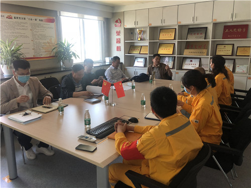 徐州市工信委、發(fā)改委來徐州華潤電力有限公司開展雙控目標聯(lián)合檢查