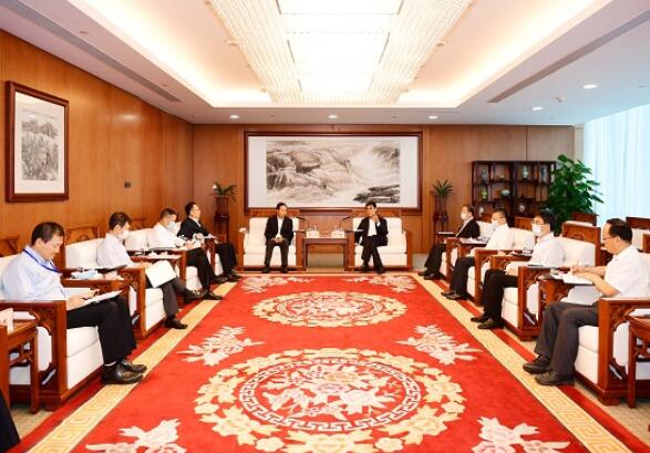 華能集團有限公司黨組書記、董事長舒印彪會見國開行董事長趙歡