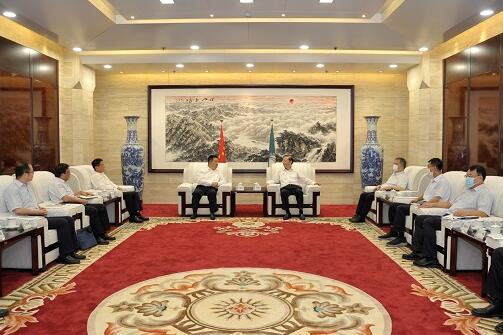辛保安會見中國西電集團董事長白忠泉、總經(jīng)理裴振江