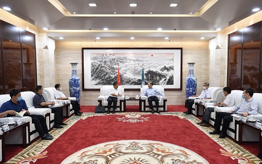 國家電網(wǎng)有限公司總經(jīng)理、黨組副書記辛保安會(huì)見寧夏回族自治區(qū)副主席吳秀章