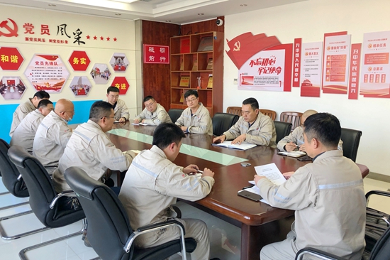 大唐淮北發(fā)電廠開展“沖刺四季度，奪取雙勝利”主題黨日活動(dòng)