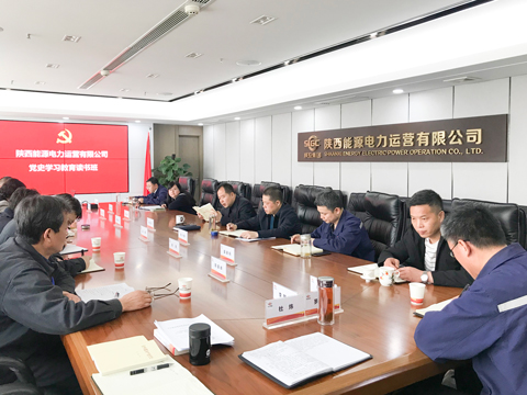 全員讀黨史、堅定跟黨走：陜投集團電力運營公司全員黨史學習讀書活動扎實開展