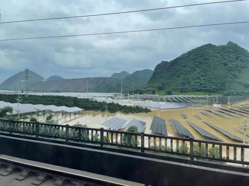 地面電站秒變漂浮電站，又一光伏電站被水淹！