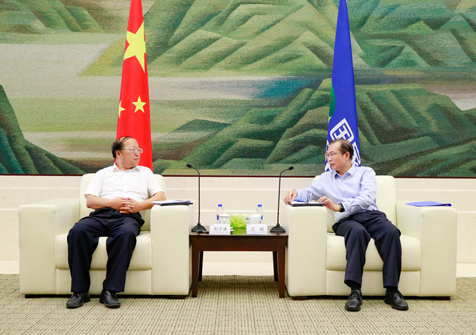 國家電投總經(jīng)理、黨組副書記江毅會見湖北省武漢市委常委、武漢經(jīng)開區(qū)工委書記劉子清