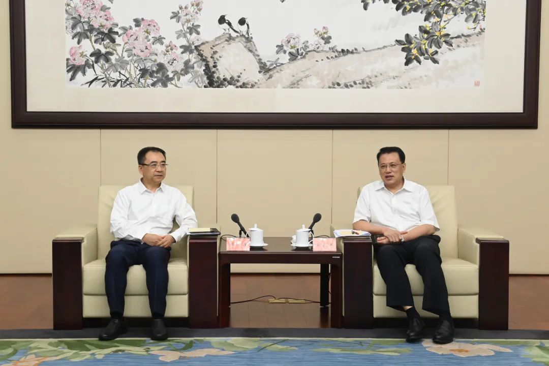 大唐集團(tuán)公司黨組書記、董事長鄒磊拜會(huì)浙江省委書記、省人大常委會(huì)主任袁家軍