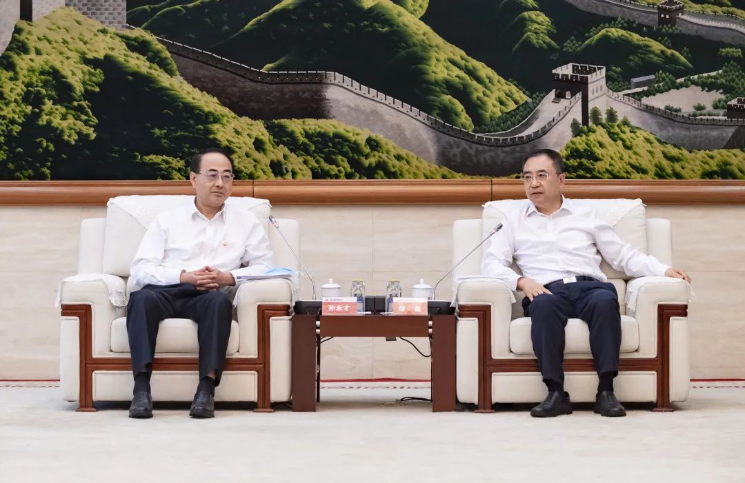 鄒磊會(huì)見中國中車黨委書記、董事長孫永才