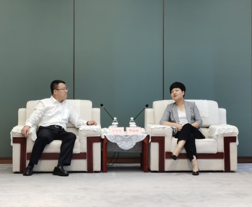 王小軍拜會(huì)廣西壯族自治區(qū)黨委常委、常務(wù)副主席蔡麗新