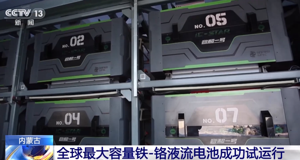 我國首個(gè)兆瓦級(jí)鐵液流電池儲(chǔ)能示范項(xiàng)目在內(nèi)蒙古成功試運(yùn)行