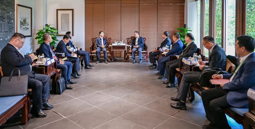 大唐集團(tuán)黨組書記、董事長鄒磊與海南省副省長倪強(qiáng)會談