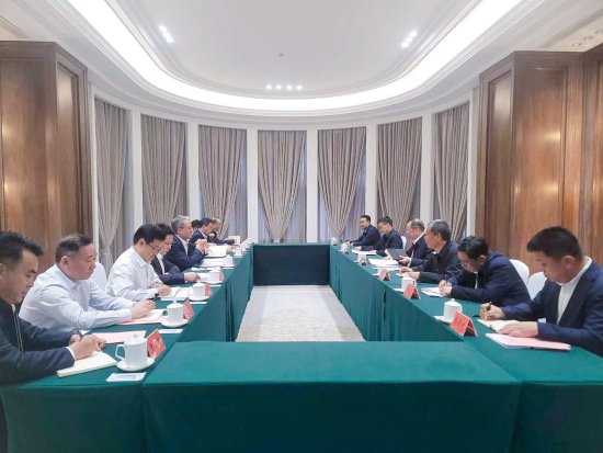 中國電建黨委副書記、總經理王斌與黑龍江省常務副省長王一新舉行會談