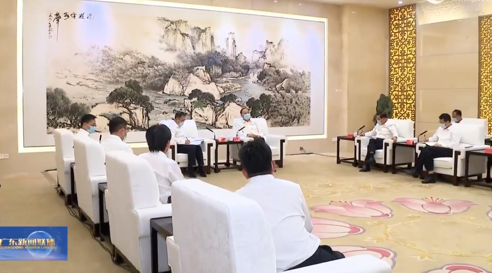大唐集團(tuán)黨組書記、董事長(zhǎng)鄒磊拜會(huì)廣東省委書記黃坤明、省長(zhǎng)王偉中