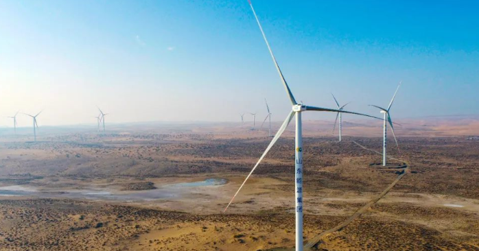 402.6MW！山東能源集團又一大型風電項目完成全部吊裝