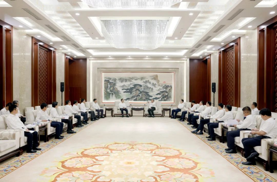 大唐集團(tuán)鄒磊、劉明勝拜會(huì)山東省委書記林武、省長周乃翔