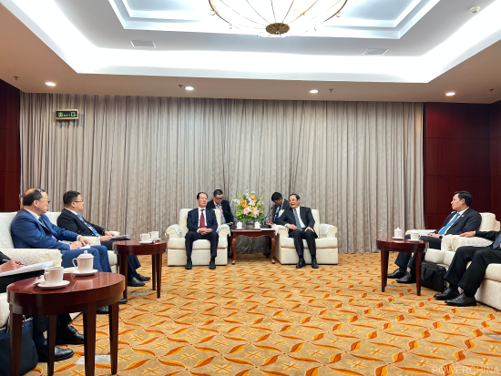 中國電建黨委書記、董事長(zhǎng)丁焰章拜會(huì)老撾總理宋賽·西潘敦