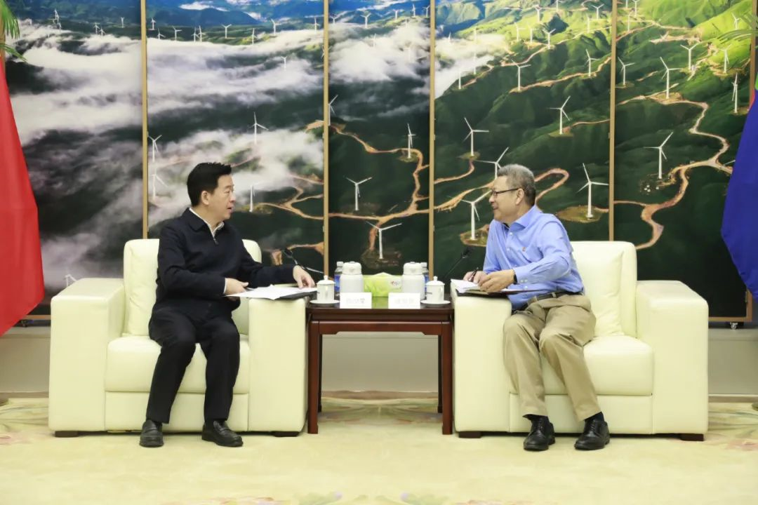 國家電投黨組書記、董事長錢智民會見廣東省韶關(guān)市委書記陳少榮