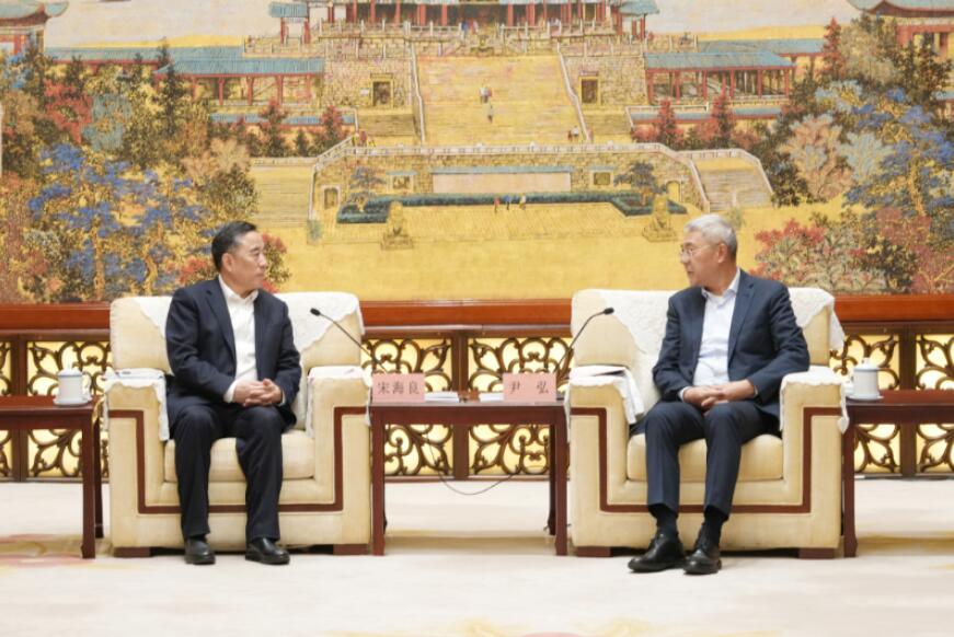 宋海良拜會江西省委書記尹弘、省長葉建春并見證簽署戰(zhàn)略合作協(xié)議