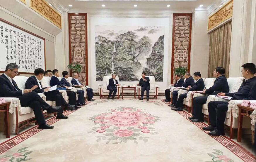 吳云拜會(huì)湖北省政府副省長(zhǎng)、黨組成員盛閱春