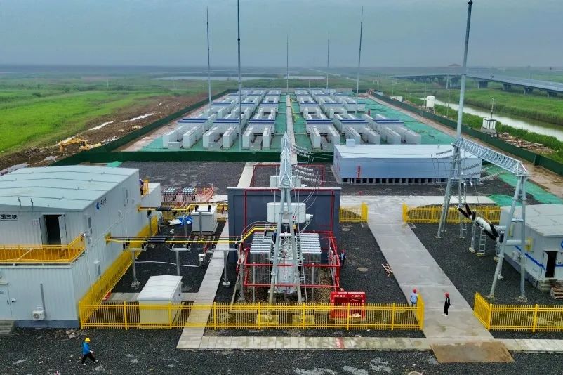 三峽集團江蘇分公司濱海儲能電站項目110千伏輸變電工程送電成功