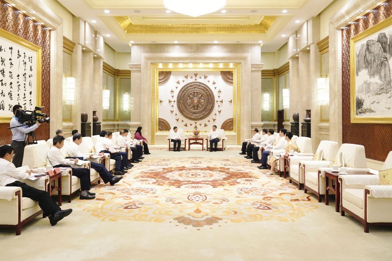 中國能建黨委書記、董事長(zhǎng)宋海良拜會(huì)廣西壯族自治區(qū)黨委書記劉寧