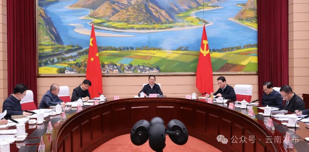 云南省委副書記、省長王予波主持召開省能源委全體會議