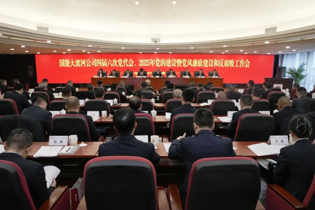 國能大渡河公司召開四屆六次黨代會、2025年黨的建設(shè)暨黨風(fēng)廉政建設(shè)和反腐敗工作會